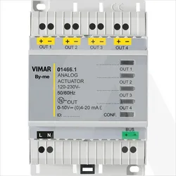 01466.1 | 4-analog outputs domotic actuator