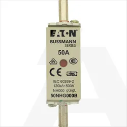 50NHG000B | NH fuse gG/gL 500V 50A 000 dual indication