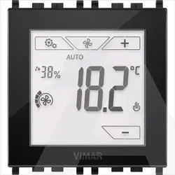 02951 | Domotic touch-thermostat 2M black