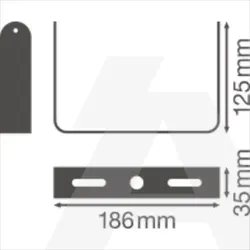 Svjetiljka HIGH BAY VALUE BRACKET 150 W