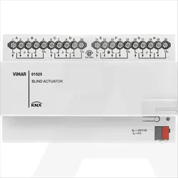 01525 | Actuator for 8 rolling shutters KNX