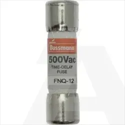 FNQ-12 | Fuse link (UL standard), Class Supplemental (Time-delay), 500V AC, 12A