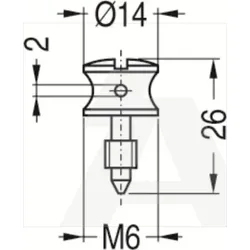 4TBC811451R0100 | SCREWS M6 IN PVC FOR COVERPLATE SEALABLE