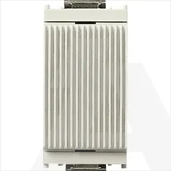 16540.B | Blank module grooved front white