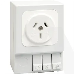 03507.0-01 | Electrical socket SD 035, AC 240V, 10A DIN rail fixing , socket standard Australia 