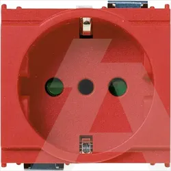 16209.R | 2P+E 16A P30 outlet red