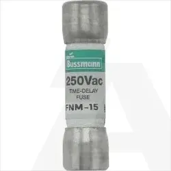 FNM-15 | Fuse link (UL standard), Class Supplemental (Time-delay), 250V AC, 15A