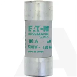 C22M80S | Cylindrical fuse AM 500V AC 80A C22 (22,2x58mm) striker