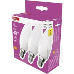 ZQ3E23.3 LED žarulja Classic Candle / E14 / 42 W (40 W) / 470 lm / Neutralna bijela
