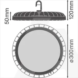 HIGH BAY COMP V 225W 840 110DEG IP65 LEDV