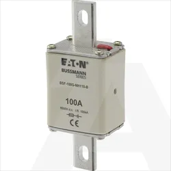 BSF-100G-NH110-B | Battery storage fuse link Bsf, char gBat, In=100, Un=1000V DC, bolted blade, size
