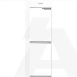 41132.03 | Pixel frame+plate 2M white