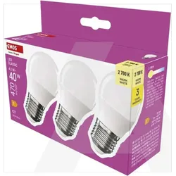 ZQ6E21.3 LED žarulja Classic Mini Globe / E27 / 42 W (40 W) / 470 lm / Topla bijela