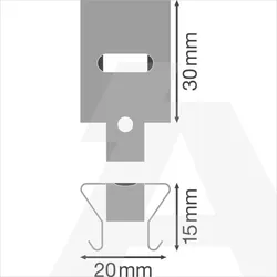 Svjetiljka TRUSYS MOUNTING BRACKETS (2 kom)