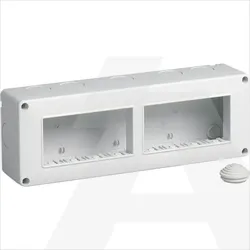 14837 | IP40 enclosure 8M 4x2 horizontal