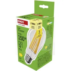 ZF5D82 LED žarulja Filament A70 / E27 / 18 W (150 W) / 2452 lm / Topla bijela