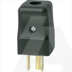 01096 | 2P+E 15A USA+SASO plug black