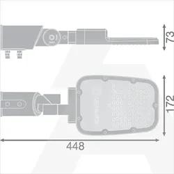 SL AREA SPD SM V 45W 765 RV30ST GY