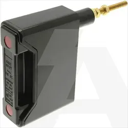 RS32PH | Fuse holder BS88 (Red Spot Series) front/back stud connected, 690V AC, 32A, Black