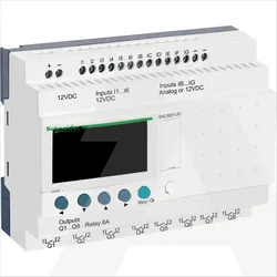 SR2B201JD | Relej Prog. Kompakt 20 I-O 12 VDC SAT
