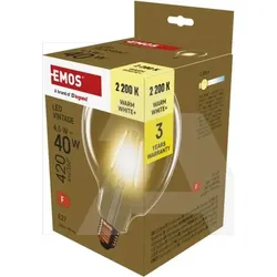Z58032 LED žarulja Vintage G125 / E27 / 45 W (40 W) / 420 lm / Toplo bijela