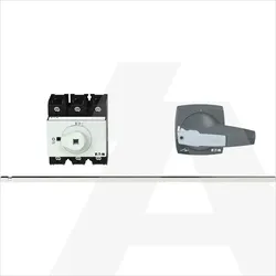 P3-80/M4/K2-PG | Main switch, 3-pole, 80A,with steel shaft 400, grey