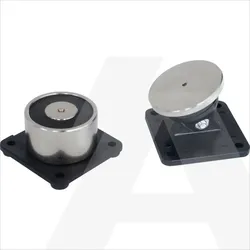 1330-D | Door retainer, electromagnet 24V DC, holding force 50kg, compact, wire connection