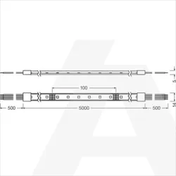 LED traka LS PFM-1000/RGBW/830/5/IP66