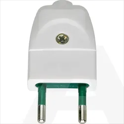 00200.B | 2P 10A S10 axial plug white