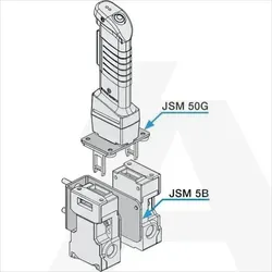 2TLA040005R0700 | JSM5B WALL BRACKET FOR KEY SW