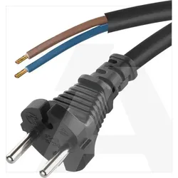 S03050 Priključna vrvica GUMA 210mm crna 5M