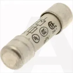 PV-1A10F | High speed photovoltaic ferule fuse link, 10x38mm, 1000V DC, 1A cylindrical