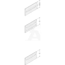 PPMF2040 | 12 DIN MOD. PLOCA H=200MM S=400MM