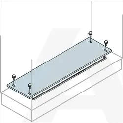 EF4082M MOUNT FLOOR CLOSING PLATE 400X800MM IS2