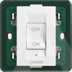 14018.CK | 2P 45A 1-way switch COOKER 3M whit