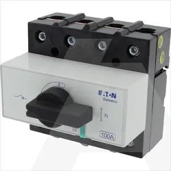 DMM-100/1 | Switch-disconnector Dumeco, 100A, 3+N (solid N), rear mounting, with knob and operating