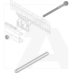 PTRS1601 | 10 KOM INOX NAVOJNE SIPKE L=160MM