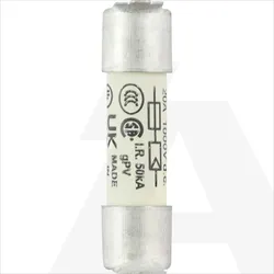 PV-20A10-1P | High speed photovoltaic ferule fuse link, 10x38mm, 1000V DC, 20A PCB fixing 1 bolt