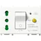 14283 | 2P+E 16A P17/11 outlet +C16 RCBO whit