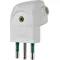 00211.B | 2P+E 10A S11 90 -plug white