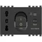 19283 | 2P+E 16A P17/11 outlet+C16 RCBO grey