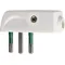 00206.B | 2P+E 10A SPA11 90 -plug white