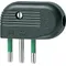 01041 | 2P+E 10A 90 -plug black