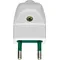 00200.B | 2P 10A S10 axial plug white