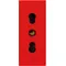 30203.R | 2P+E 16A P17/11 outlet red