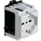 09967.1 | 2P+E 16A universal outlet for DIN r