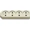 01271 | Multi-outlet 4USA+EU ivory