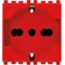 20210.R | 2P+E 16A universal outlet red