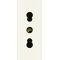 30203.B | 2P+E 16A P17/11 outlet white