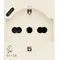 30210.USBC | 2P+E 16A Universal+USB-C outlet canvas